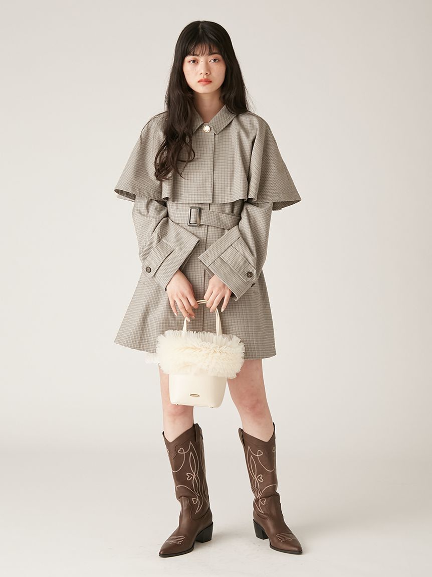 LILY BROWN「【限定カラー】チュール切り替え3wayトート」|トートバッグ|