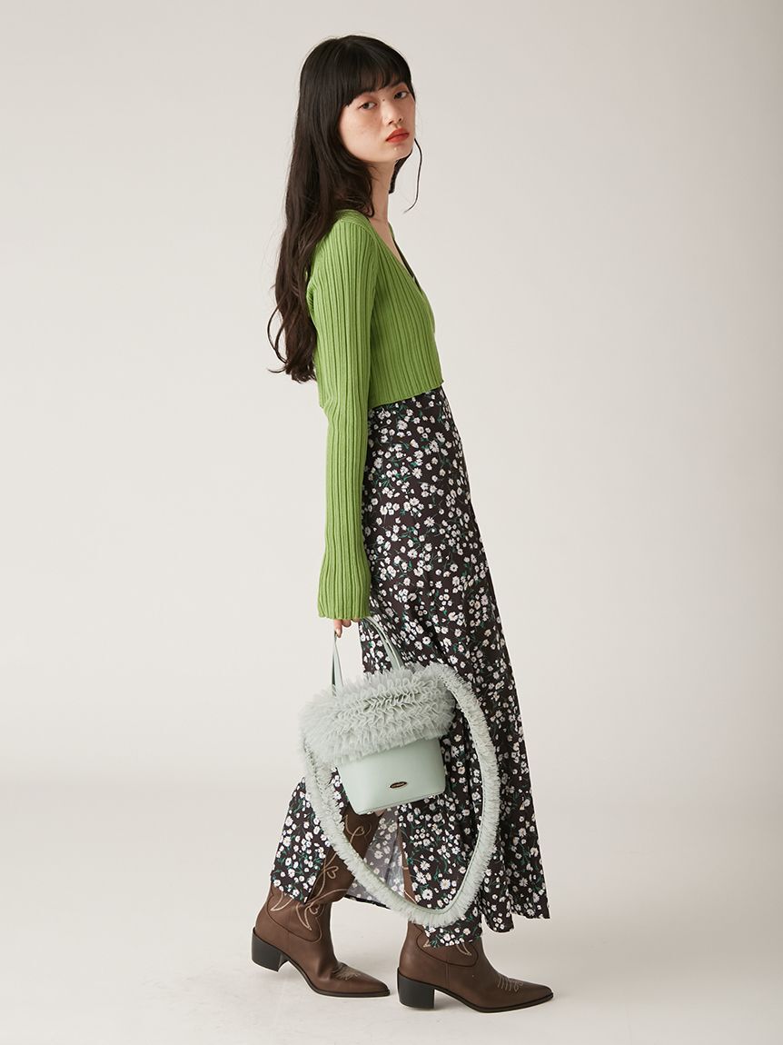 LILY BROWN「【限定カラー】チュール切り替え3wayトート」|トートバッグ|