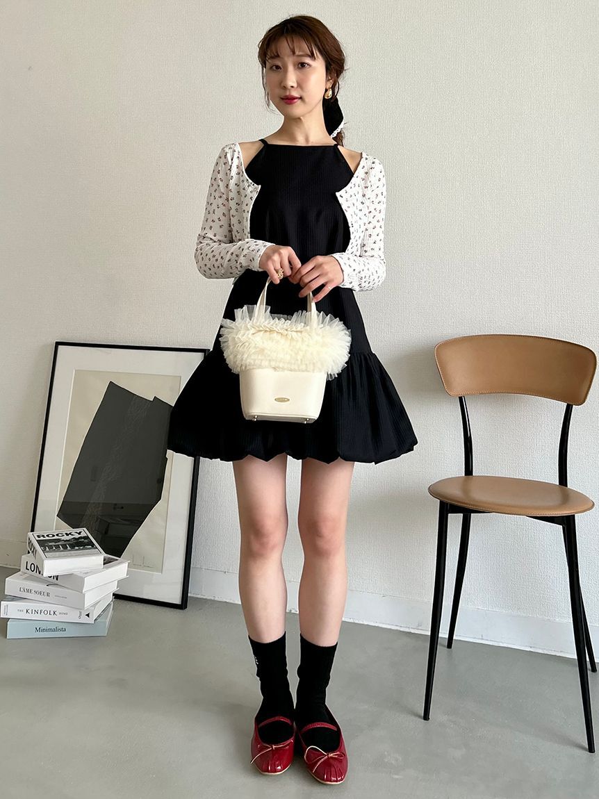 LILY BROWN「【限定カラー】チュール切り替え3wayトート」|トートバッグ|