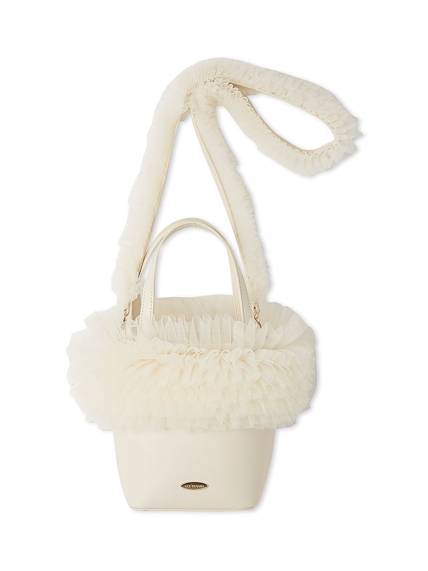 LILY BROWN「【限定カラー】チュール切り替え3wayトート」|トートバッグ|