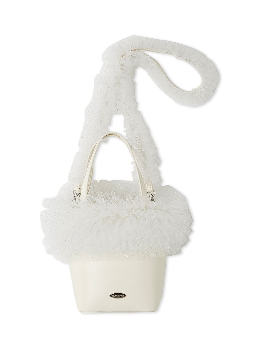 LILY BROWN「【限定カラー】チュール切り替え3wayトート」|トートバッグ|