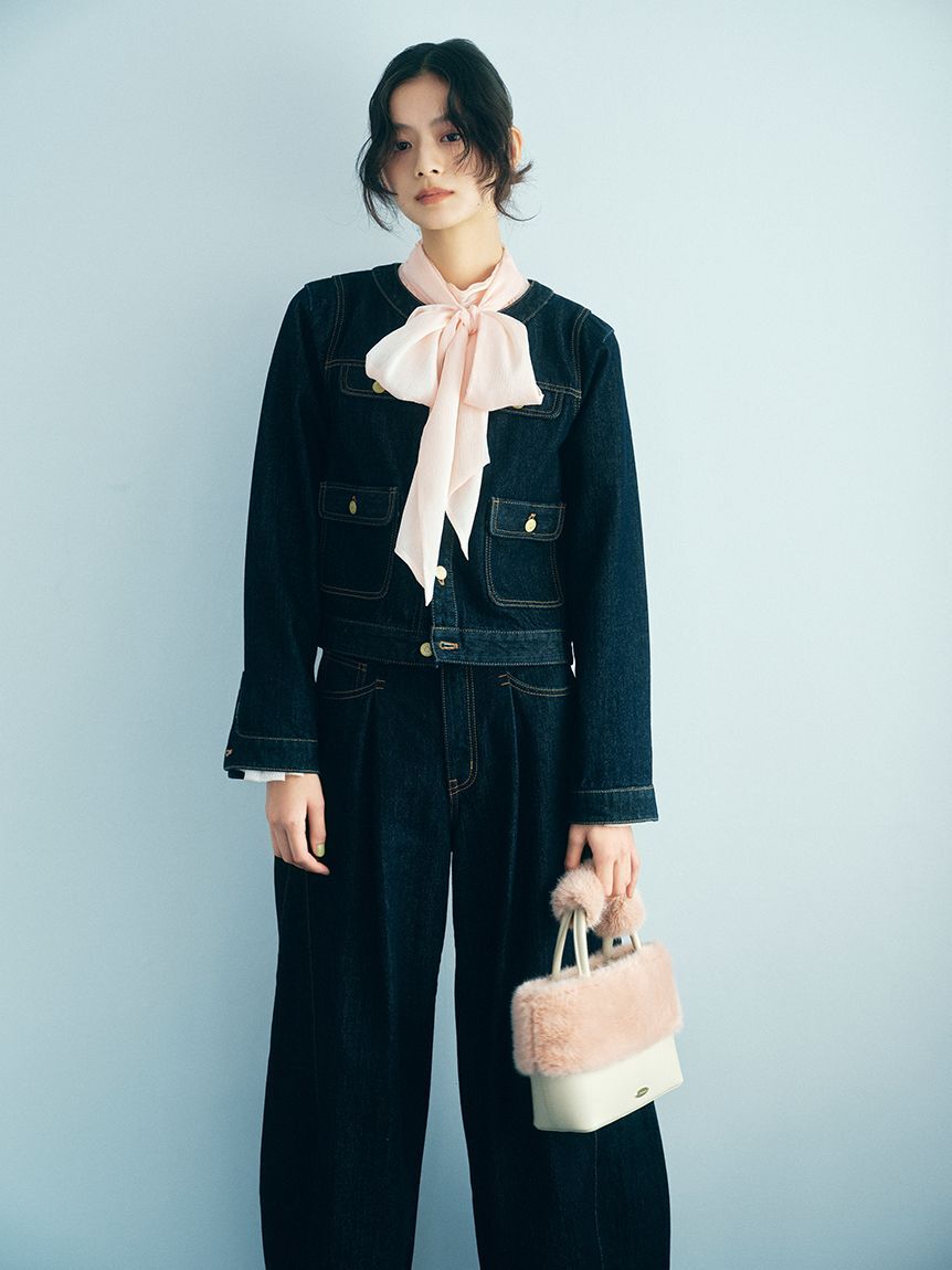 LILY BROWN「エコファーコンビマルチウェイトート(Hearts2Hearts着用)」|トートバッグ|