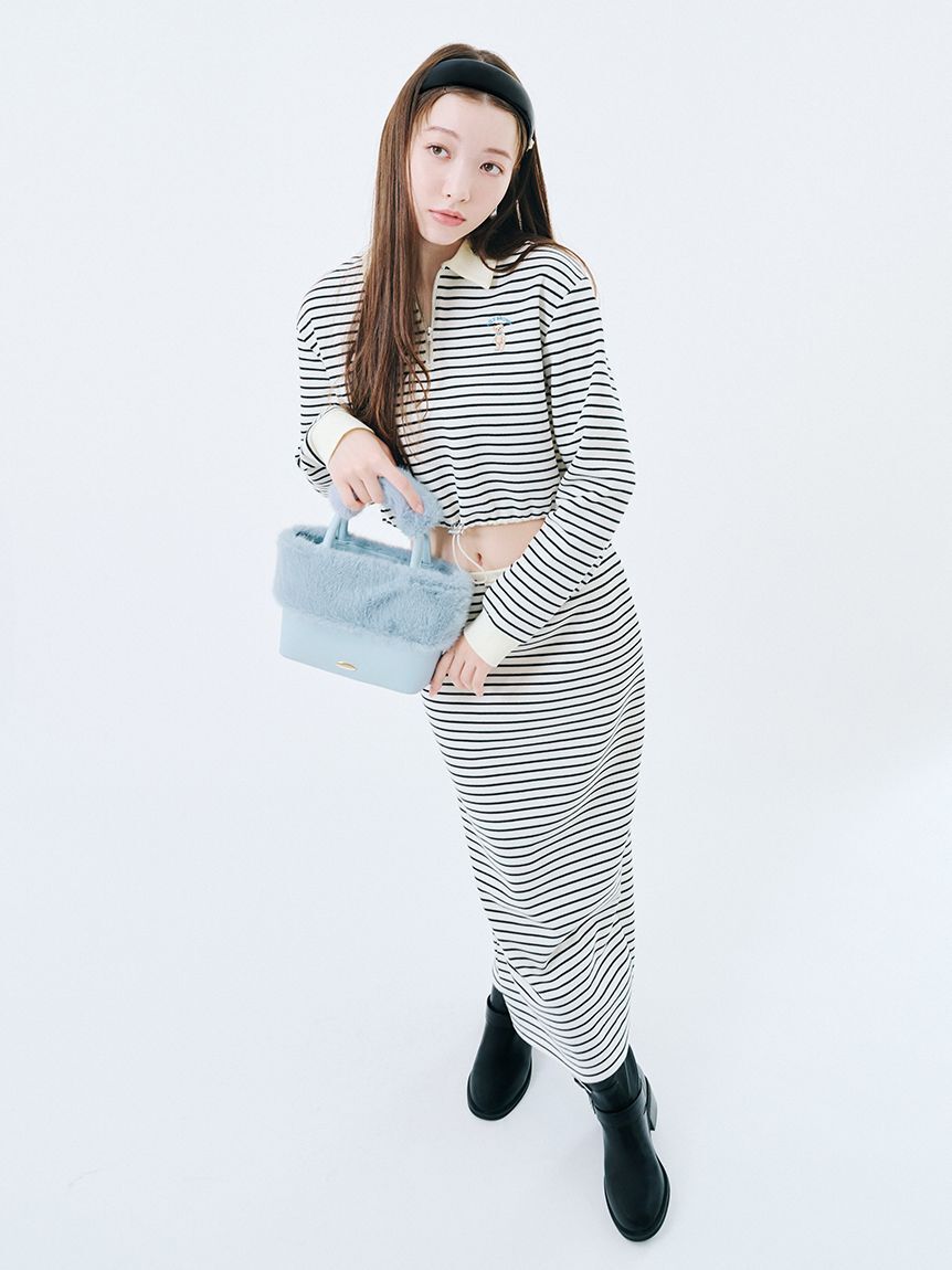 LILY BROWN「エコファーコンビマルチウェイトート(Hearts2Hearts着用)」|トートバッグ|