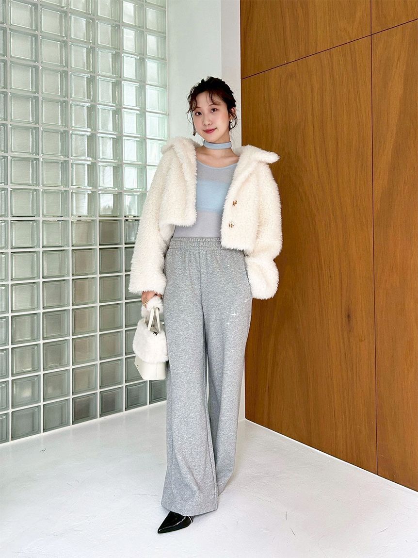 LILY BROWN「エコファーコンビマルチウェイトート(Hearts2Hearts着用)」|トートバッグ|