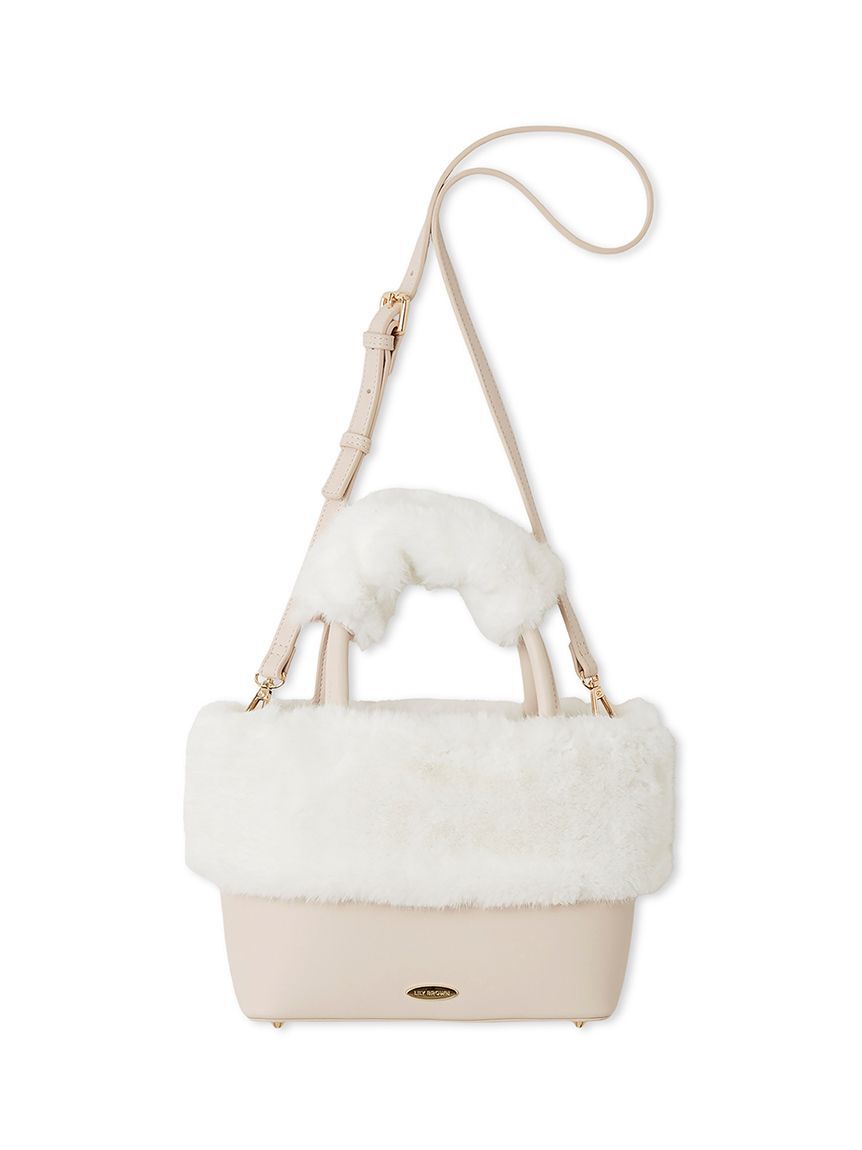 LILY BROWN「エコファーコンビマルチウェイトート(Hearts2Hearts着用)」|トートバッグ|