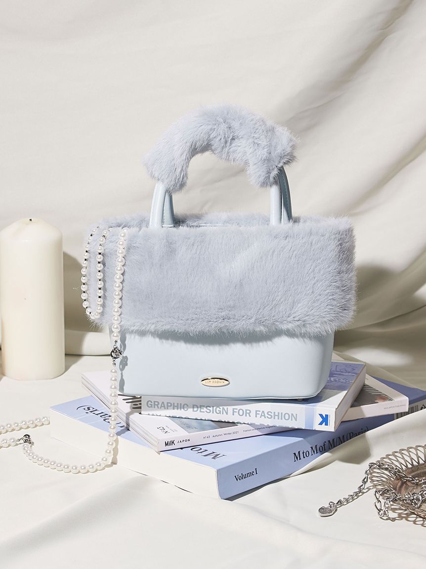 LILY BROWN「エコファーコンビマルチウェイトート(Hearts2Hearts着用)」|トートバッグ|LBLU