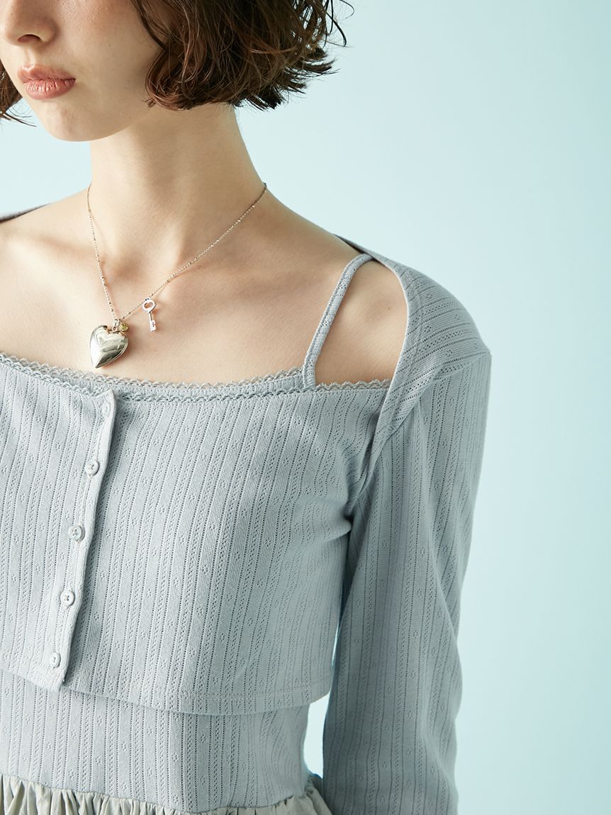 LILY BROWN「イニシャルハートロケットネックレス」|ネックレス|