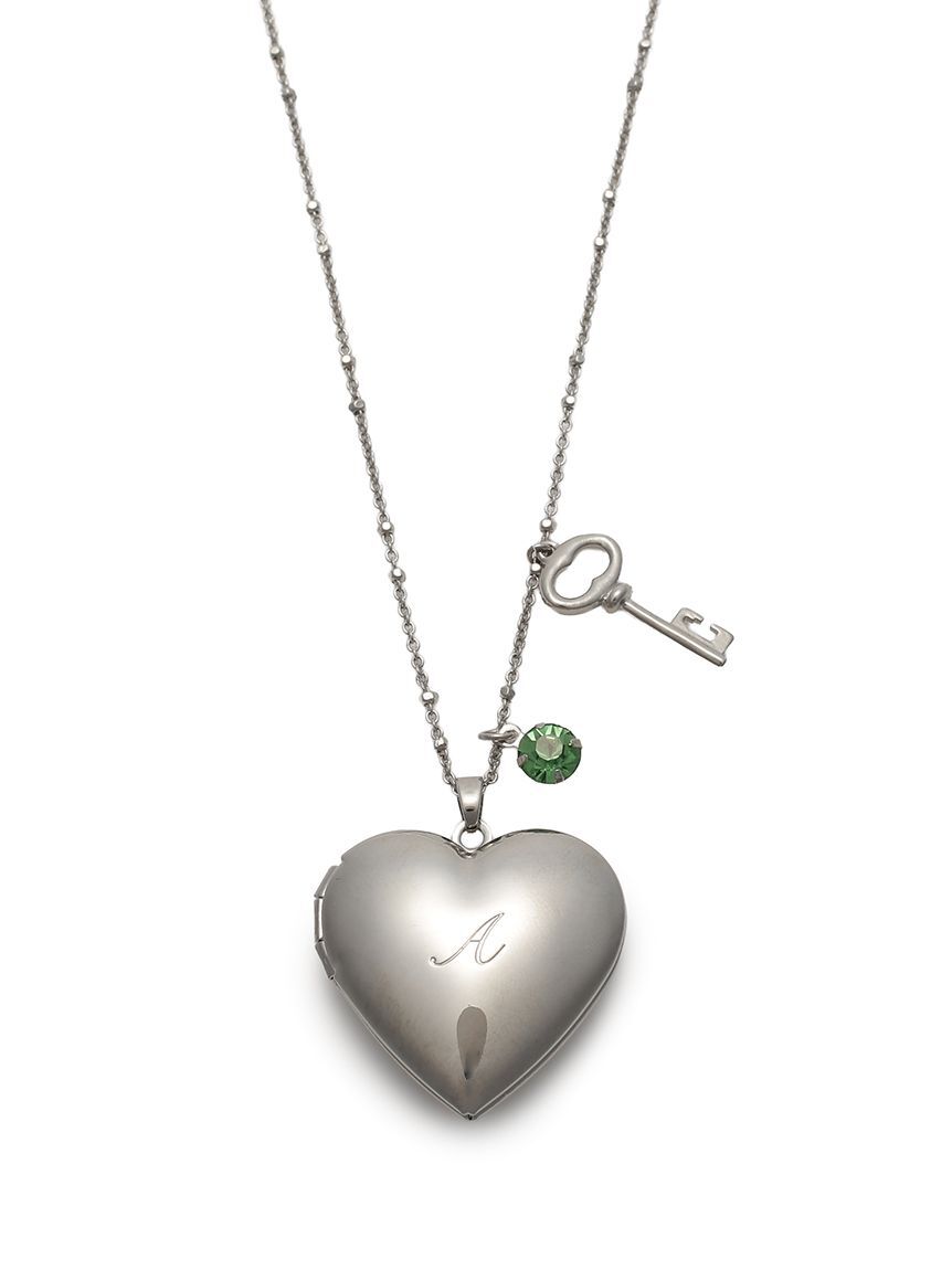 LILY BROWN「イニシャルハートロケットネックレス」|ネックレス|