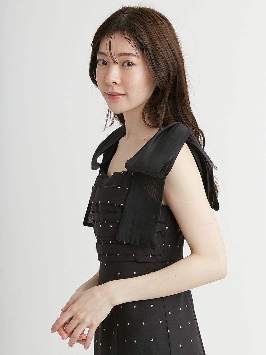 CELFORD「【CELFORD&times;MIKA】ショルダーリボン2wayワンピース」|ワンピース|