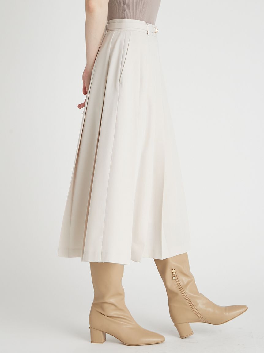 CELFORD「ベルト付きプリーツスカート」|スカート|