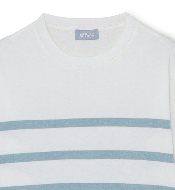 MACKINTOSH PHILOSOPHY「GREY LABEL マリンボーダーニットプルオーバー」|ニット・セーター|
