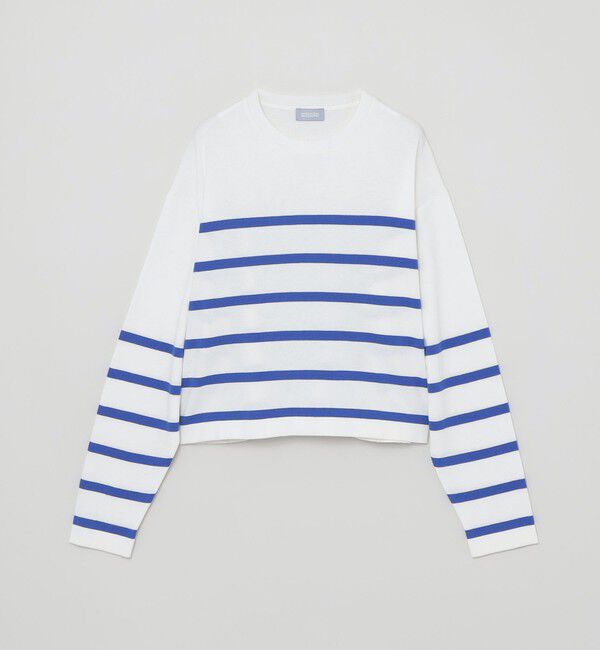 MACKINTOSH PHILOSOPHY「GREY LABEL マリンボーダーニットプルオーバー」|ニット・セーター|ブルー