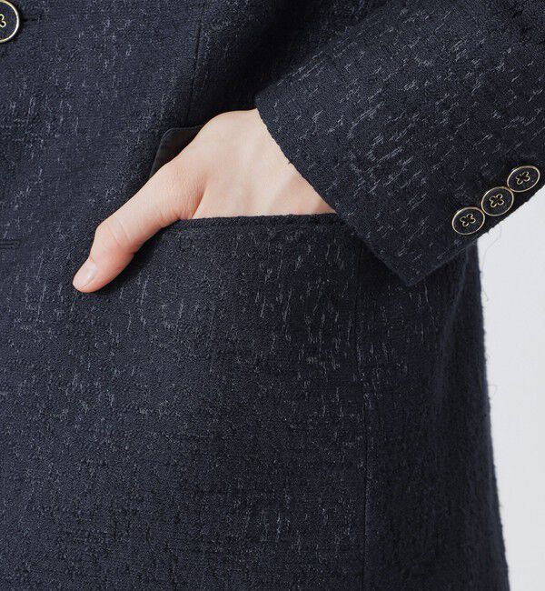  「ツイード パイピングジャケット」|テーラードジャケット|