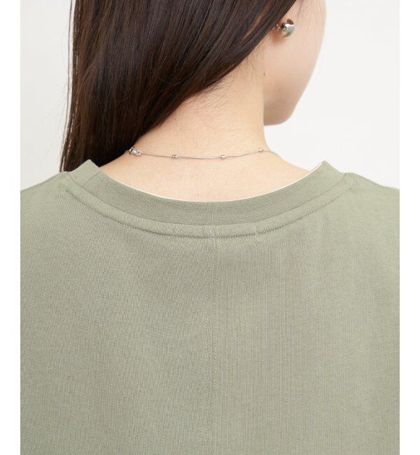 ikka「コットンUSA袖刺繍レイヤーTシャツ」|その他|