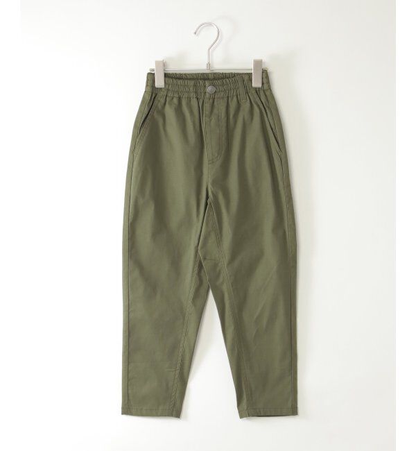 ikka kids「ストレッチゆるテーパードパンツ（120~160cm）」|その他|ダークオリーブ