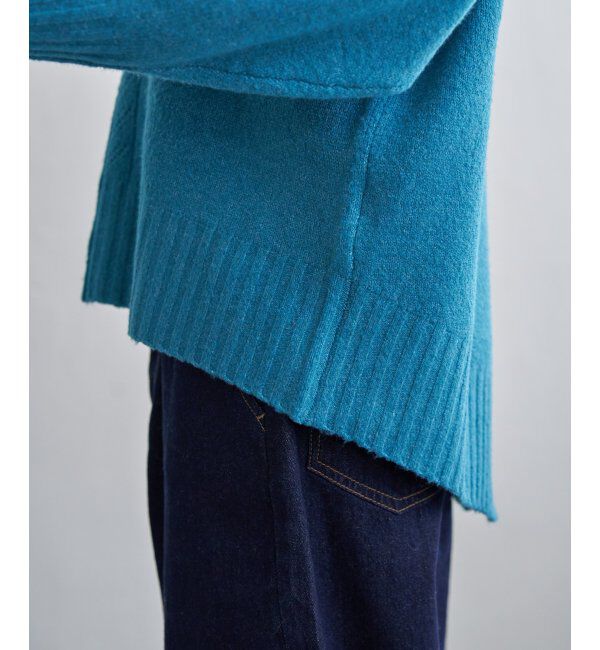 Lbc with Life「透かし柄バックスリットニット」|カーディガン|