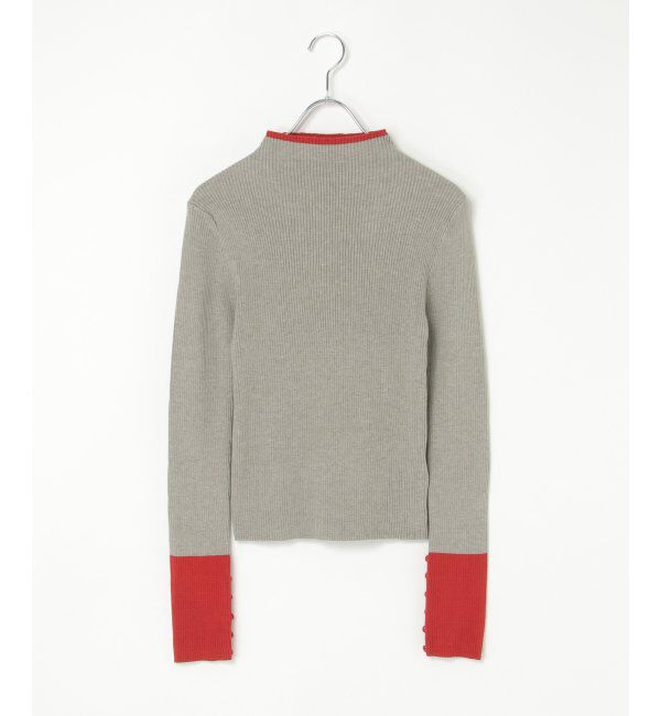 VENCE share style「配色クールクールハイネックプルオーバー」|タンクトップ|グレー