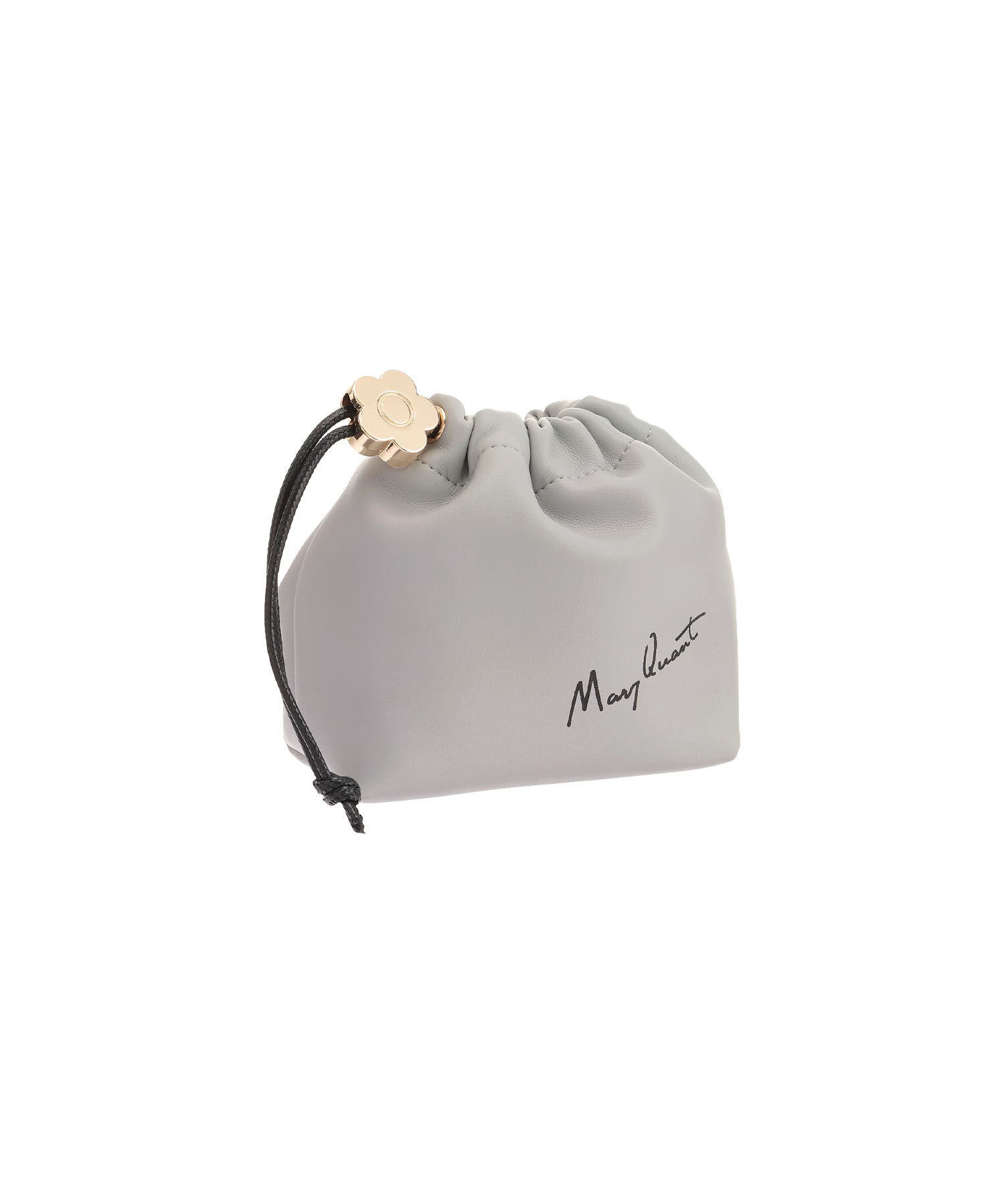 MARY QUANT「デイジーメタルストッパー 巾着ポーチミニ」|ポーチ|