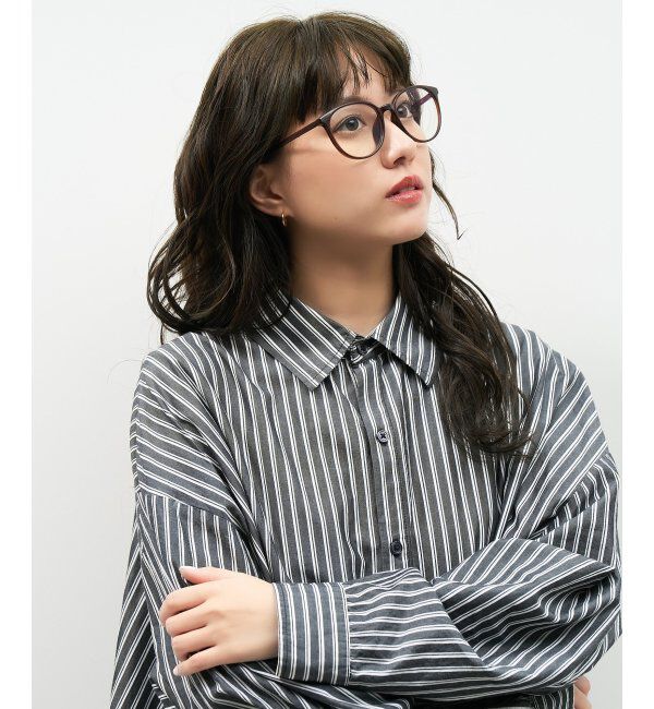  「ウエリントン型サングラス｜クリアサングラス 大きめ 軽量 紫外線防止｜Zoff｜」|サングラス|