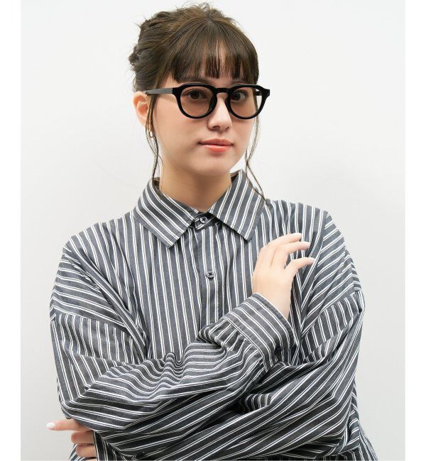  「【WEB限定】ボストン型 サングラス | クラウンパント カラーレンズ 軽量 トレンド 紫外線対策 UVカット」|サングラス|