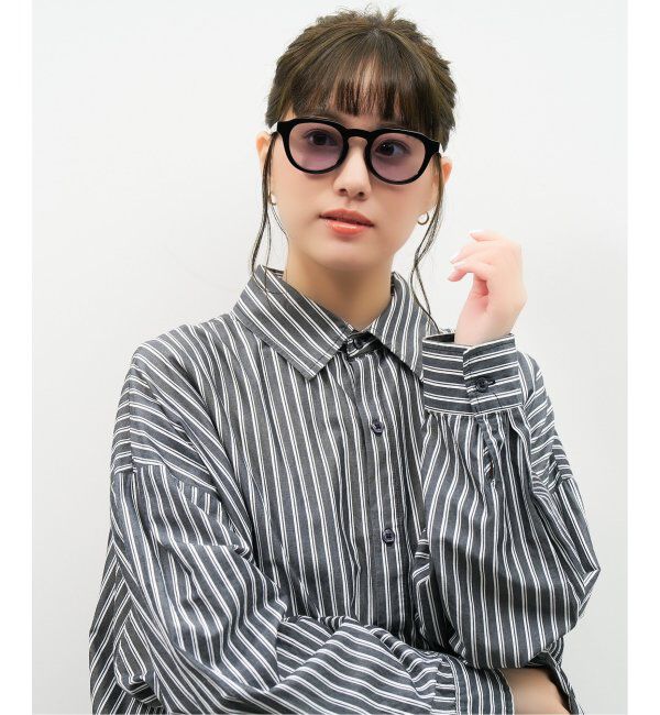  「【WEB限定】ボストン型 サングラス | クラウンパント カラーレンズ 軽量 トレンド 紫外線対策 UVカット」|サングラス|