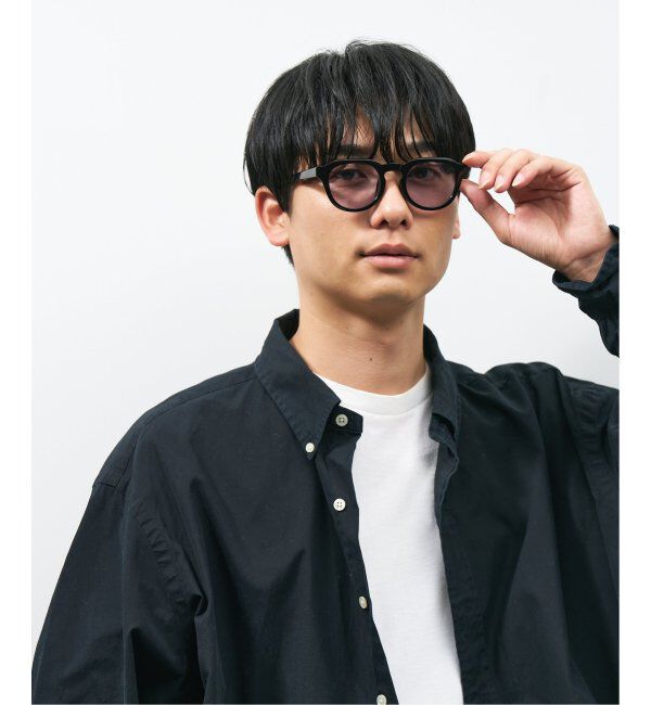  「【WEB限定】ボストン型 サングラス | クラウンパント カラーレンズ 軽量 トレンド 紫外線対策 UVカット」|サングラス|