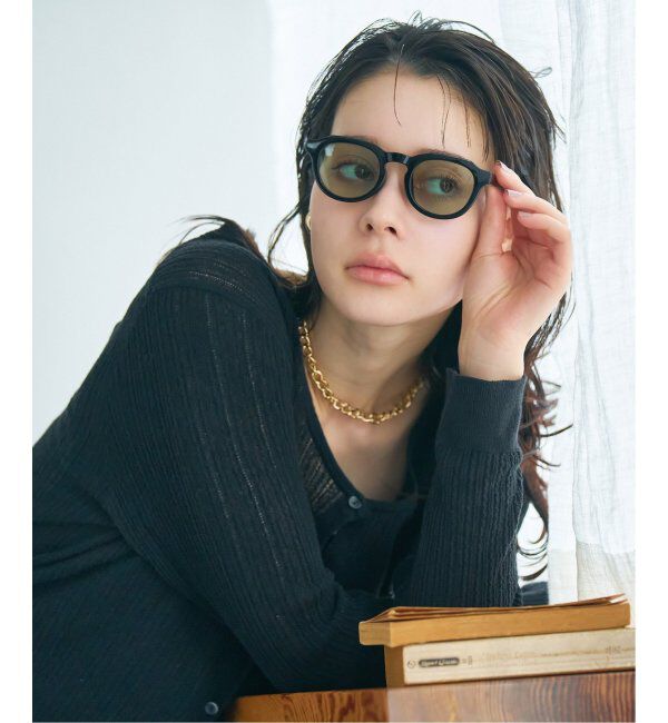  「【WEB限定】ボストン型 サングラス | クラウンパント カラーレンズ 軽量 トレンド 紫外線対策 UVカット」|サングラス|