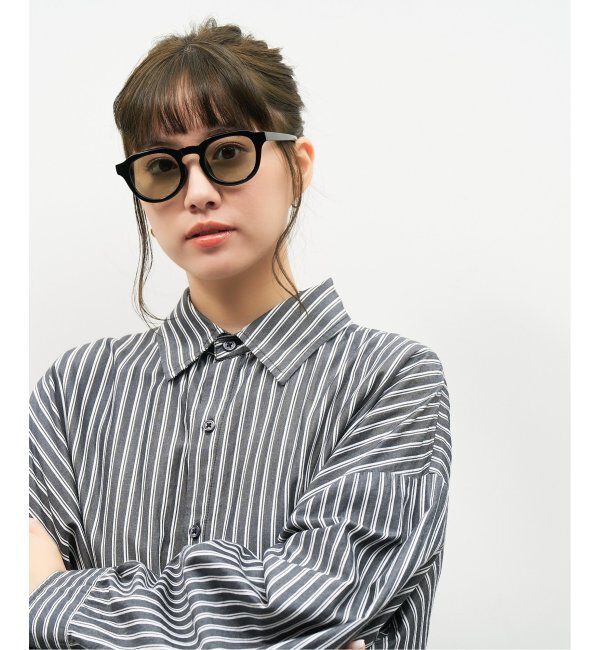  「【WEB限定】ボストン型 サングラス | クラウンパント カラーレンズ 軽量 トレンド 紫外線対策 UVカット」|サングラス|