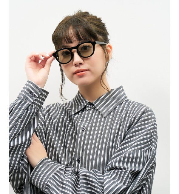  「【WEB限定】ボストン型 サングラス | クラウンパント カラーレンズ 軽量 トレンド 紫外線対策 UVカット」|サングラス|