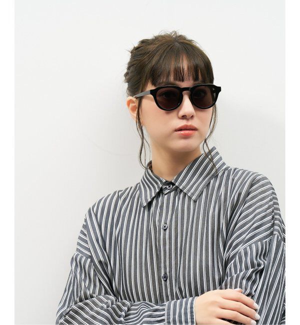 「【WEB限定】ボストン型 サングラス | クラウンパント カラーレンズ 軽量 トレンド 紫外線対策 UVカット」|サングラス|