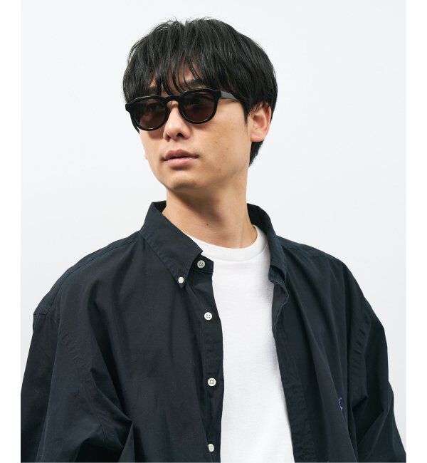  「【WEB限定】ボストン型 サングラス | クラウンパント カラーレンズ 軽量 トレンド 紫外線対策 UVカット」|サングラス|