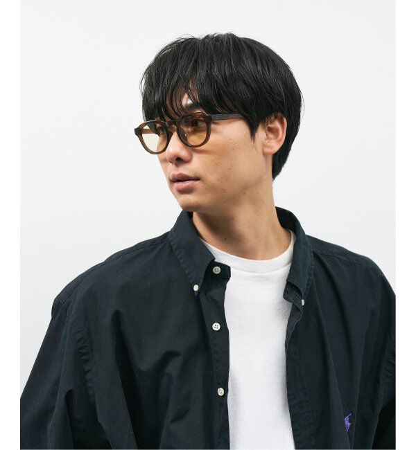  「【WEB限定】ボストン型 サングラス | クラウンパント カラーレンズ 軽量 トレンド 紫外線対策 UVカット」|サングラス|