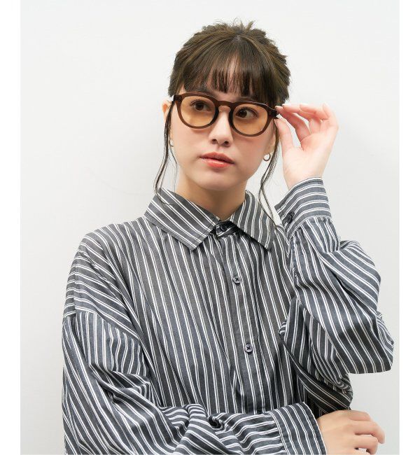  「【WEB限定】ボストン型 サングラス | クラウンパント カラーレンズ 軽量 トレンド 紫外線対策 UVカット」|サングラス|