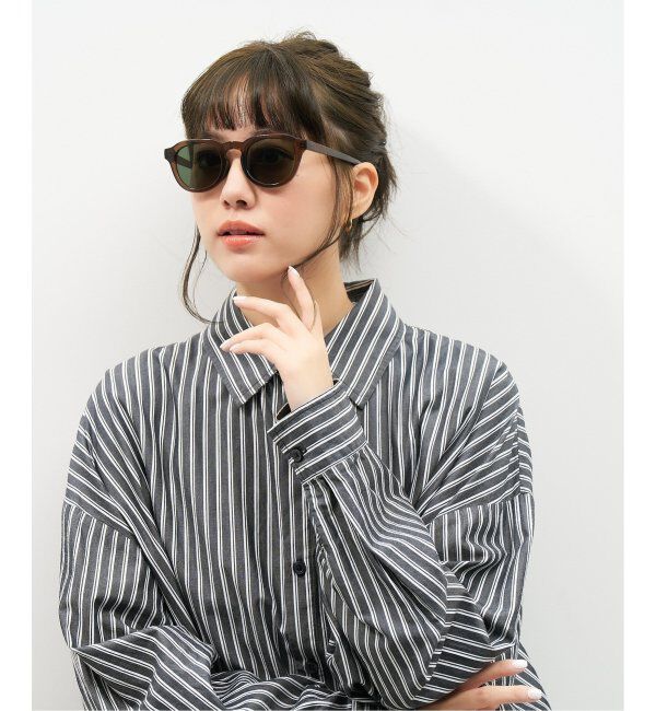  「【WEB限定】ボストン型 サングラス | クラウンパント カラーレンズ 軽量 トレンド 紫外線対策 UVカット」|サングラス|