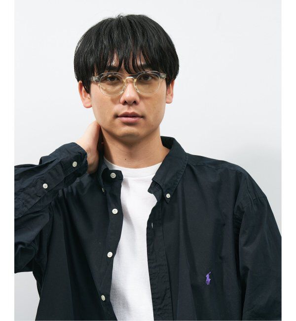  「【WEB限定】ボストン型 サングラス | クラウンパント カラーレンズ 軽量 トレンド 紫外線対策 UVカット」|サングラス|