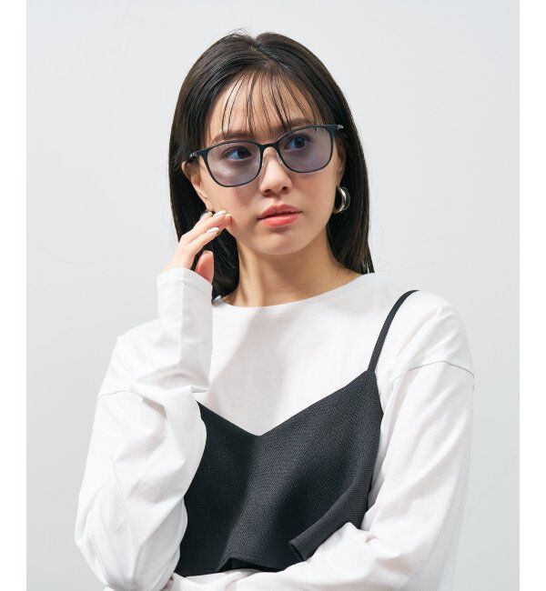  「SUNCUTGlasses/UV100%CUT サングラス カラーレンズ 軽量 ずれ落ち防止 紫外線対策 UVカット SMART Skinny」|サングラス|