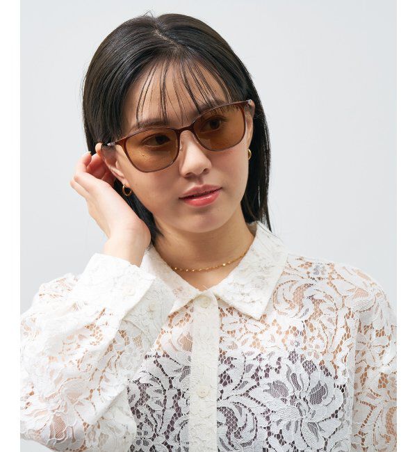  「SUNCUTGlasses/UV100%CUT サングラス カラーレンズ 軽量 ずれ落ち防止 紫外線対策 UVカット SMART Skinny」|サングラス|