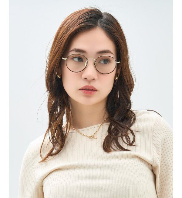  「Zoff｜Kirimaru ボストン型 サングラス   大きめ｜ユニセックス｜UVカット｜紫外線対策 うねうね 小顔効果」|サングラス|