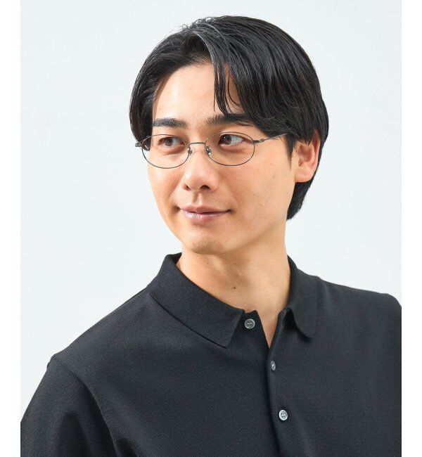  「オーバル型 メガネ 軽量｜メタルフレーム｜伊達メガネ 度付きメガネ｜大人可愛い｜Zoff｜ レンズ交換券付」|メガネ|