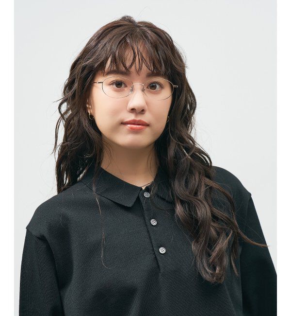  「オーバル型 メガネ 軽量｜メタルフレーム｜伊達メガネ 度付きメガネ｜大人可愛い｜Zoff｜ レンズ交換券付」|メガネ|