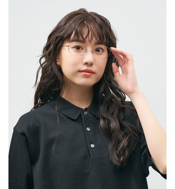  「オーバル型 メガネ 軽量｜メタルフレーム｜伊達メガネ 度付きメガネ｜大人可愛い｜Zoff｜ レンズ交換券付」|メガネ|