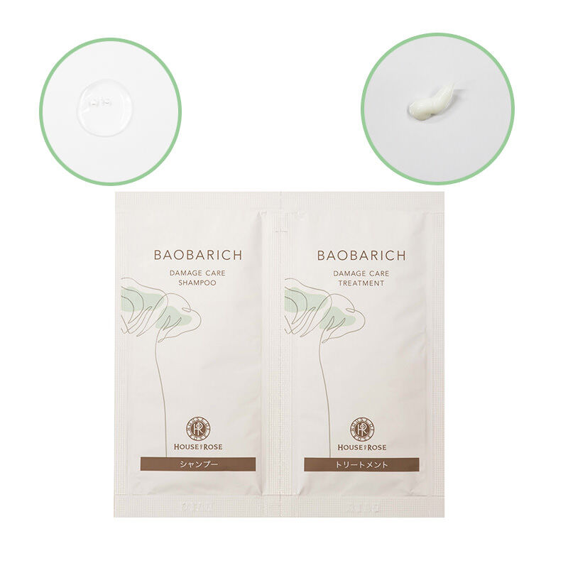 バオバリッチ「バオバリッチ ダメージケア シャンプー n＆トリートメント n　（各1回分）」|シャンプー|
