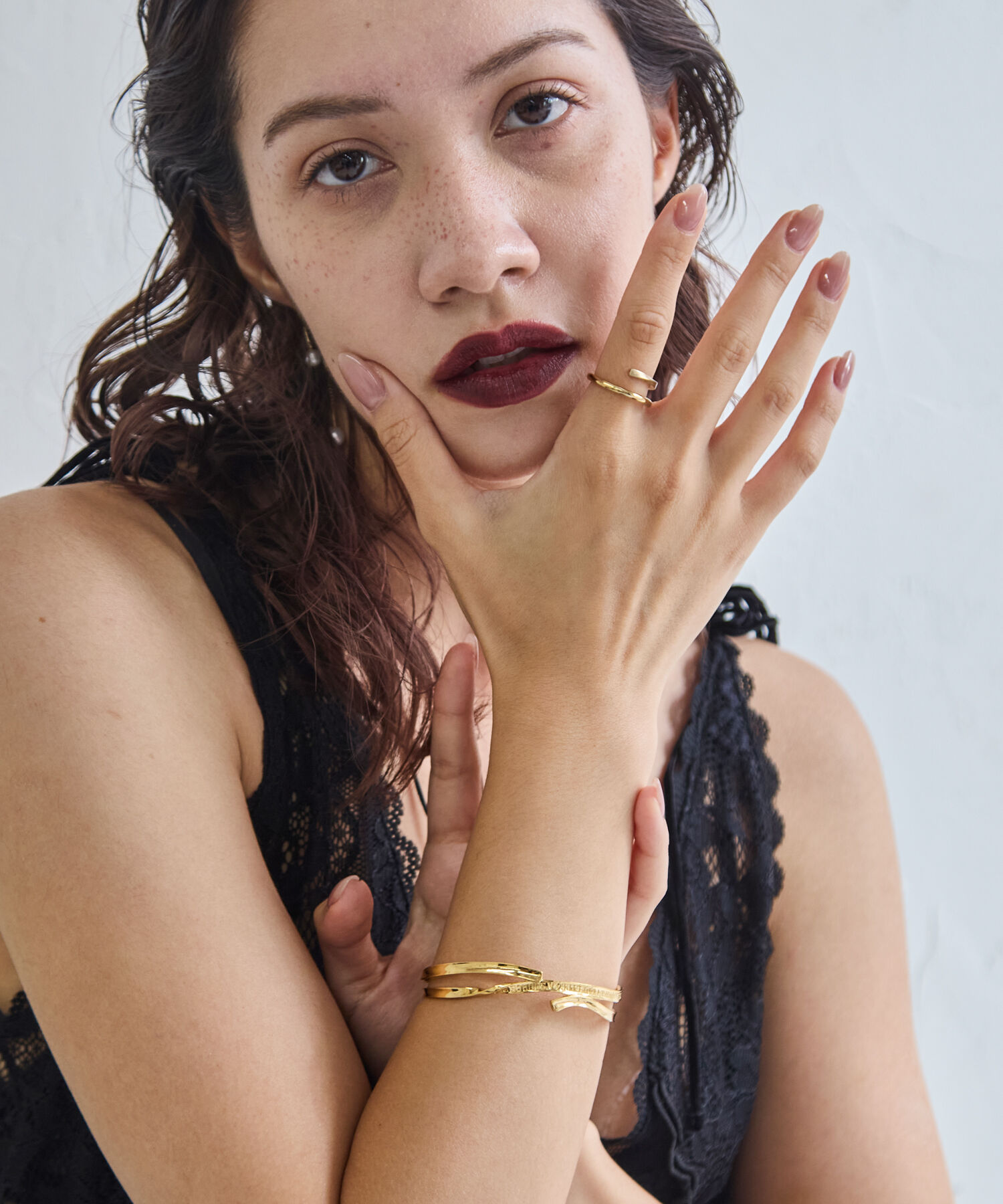 JUPITER「【SV925】メッセージバングル/天然石」|ブレスレット・バングル|