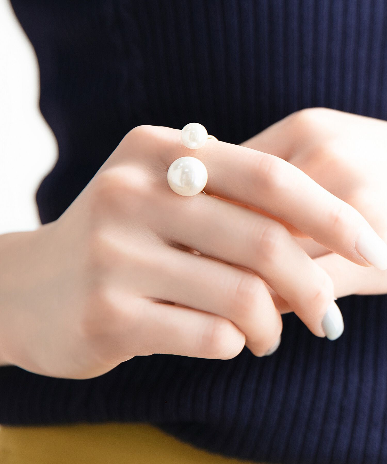 Phoebe「【シリーズ累計販売10000点突破！】Eye catchingパールリング」|リング|