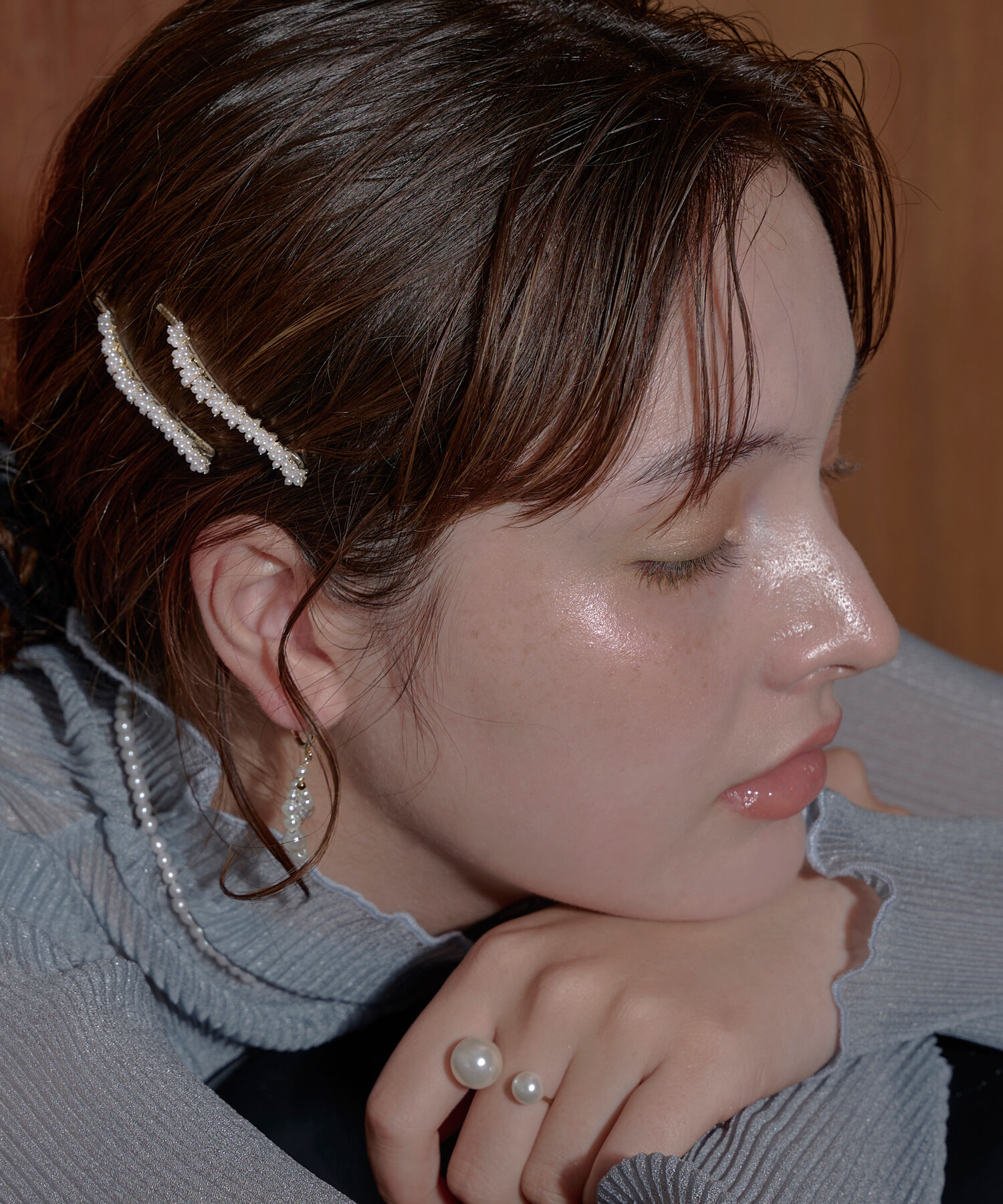 Phoebe「【シリーズ累計販売10000点突破！】Eye catchingパールリング」|リング|