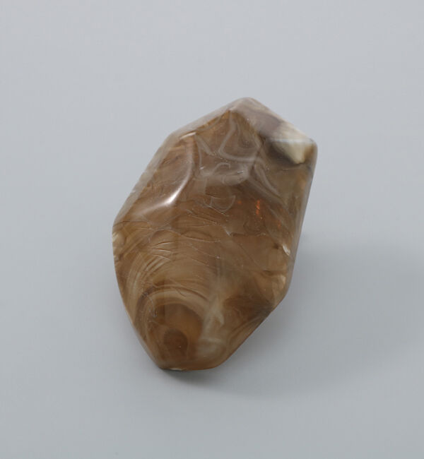 Phoebe+「【sfy】marble stone pairピアス　ブラウン&times;ブルー」|ピアス|