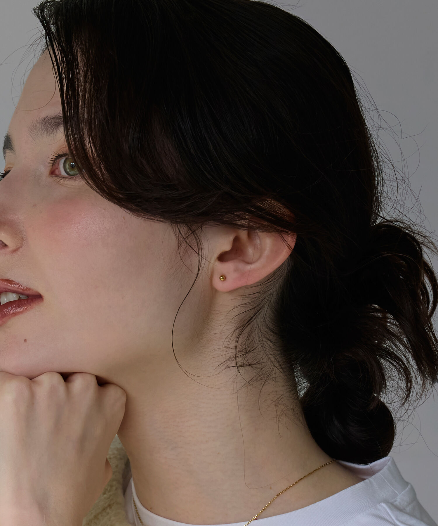 Phoebe「【金属アレルギー対応】3setメタルピアス　ゴールド/サージカルステンレス」|ピアス|