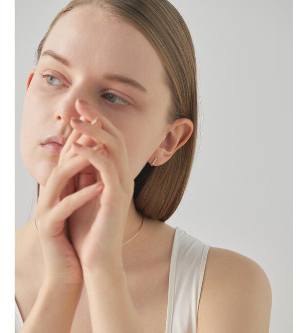 ete「ビジュー タイトイヤリング」|イヤリング|