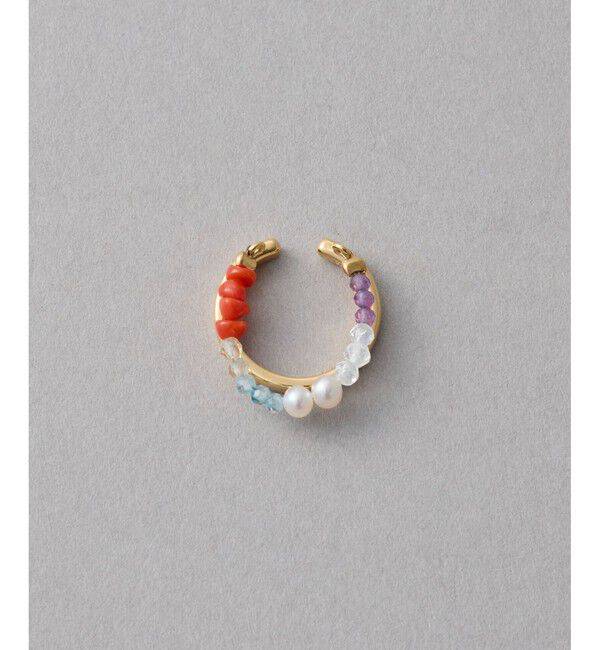 ete「[フォーチュン] ナチュラルストーン イヤーカフ /Dream」|イヤーカフ|