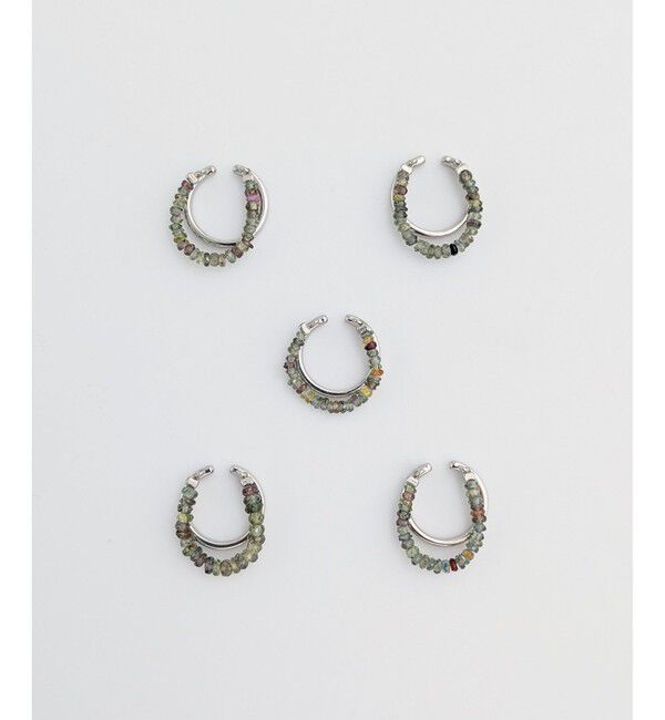 ete「[フォーチュン] マルチストーン イヤーカフ /Grace」|イヤーカフ|